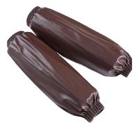 Waterproof arm Sleeves Leather Oversleeve Waterproof Arm Sleeve Kitchen Cleaning Arms Covers Work Condom Washing Hand Protectors(Dark Coffee)