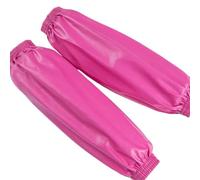 Waterproof arm Sleeves Leather Oversleeve Waterproof Arm Sleeve Kitchen Cleaning Arms Covers Work Condom Washing Hand Protectors(Deep red)