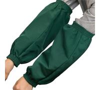 Waterproof arm Sleeves Waterproof Canvas Oversleeve Armbands for Work Solid Color Handcuffs Kitchen Washing Cleaning Sleeve Cover(Green)