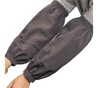 Waterproof arm Sleeves Waterproof Canvas Oversleeve Armbands for Work Solid Color Handcuffs Kitchen Washing Cleaning Sleeve Cover(Grey)