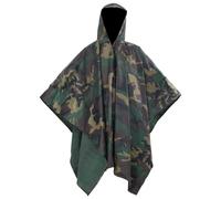 Waterproof Army Rain Poncho for Camping/Hiking Camouflage