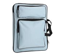 Waterproof Art/Craft Supplies Storage Tote Bag Artist Travel Portfolio Carrying Bag Case Painting Box Large Messenger Bag for Painting Brushes Pencils Palette Paints Sketchbook (Blue(4K))