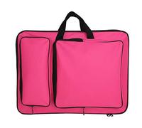 Waterproof Art/Craft Supplies Storage Tote Bag Artist Travel Portfolio Carrying Bag Case Painting Box Large Messenger Bag for Painting Brushes Pencils Palette Paints Sketchbook (Rosy(Child))