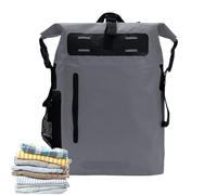Waterproof Backpack, Outdoor Dry Bag Rucksack, Roll-Top Travel Pack, Adjustable Strap Design, 25l Storage Capacity, 50x32x15cm, for Hiking Commuting Beach