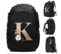 Waterproof Backpack Rain Cover, Rucksack Cover Waterproof Snowproof Backpack Rain Cover for for Hiking, Camping, Traveling, Outdoor Activities (gold K, 35L)