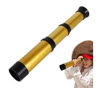 Waterproof Bag Mini Telescope Monocular Foldable Spyglass Pirate Monocular Retractable Telescopic Toy Party Favors for Children 2-12