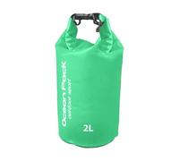 Waterproof Bag Outdoor Waterproof Swimming Water Floating Bag Roll Top Sack for Kayaking Rafting Boating River Trekking Dry Pocket(Green 2L C)