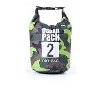 Waterproof Bag PVC Waterproof Dry Bag Camo Outdoor Diving Foldable Man Women Beach Swimming Bag Rafting River Ocean Backpack Dry Pocket(Green-2L)