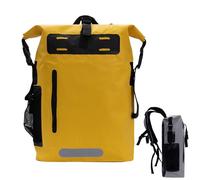 Waterproof Bag, Roll-Top Camping Backpack, Large Travel Rucksack, Tear-Resistant Material, Adjustable Shoulder Straps, Ideal for Hiking Adventures and Beach Photography Trips