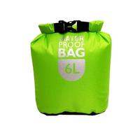 Waterproof Bag Swimming Pack Rafting Kayaking River Trekking Floating Sailing Canoeing Boating Water Resistant Dry Sacks Dry Pocket(Green,6L)