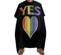 Waterproof Barber Cape, Yes Mage Equality, Haircut Apron Gown Anti-static Hair Colouring Cape for Hairdresser Family Coloring