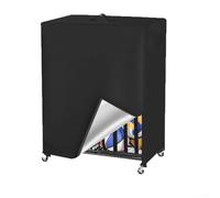 Waterproof Basketball Rack Cover Made of 210D Oxford Cloth with Ventilated Design to Protect Sports Gear from Dust, Moisture, and Environmental Damage (Is black)