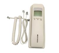 Waterproof Bathroom Telephone with Caller Display Corded Wall Mount Function for Home Greeting Space Optimization Bathroom Waterproof Landline Telephone