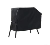 Waterproof BBQ Cover 600D Oxford Dust for proof Large Waterproof(600D) | Waterproof PVC lining, tear-resistant material, dust for proof design, heavy duty protection, black finish