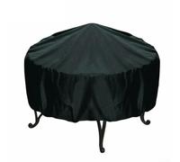 Waterproof BBQ Grill Cover for Small Round Patio Tables Sunproof Rainproof Windproof Snowproof Dustproof 210D Oxford Cloth Silver Coated Outdoor (204 * 60 CM)