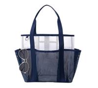 Waterproof Beach Bag for Women - Large Beach Bag, Tote, Foldable Travel Cosmetic Pouch | Large Breathable Cosmetic Toy Storage Mesh for Camping Poolside Yoga Commuter Trip Picnic