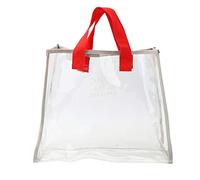 Waterproof Beach Bag Transparent PVC Handbag for Swimming Travel Clear with Handles