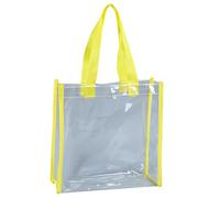Waterproof Beach Tote Bag for women Clear Large Capacity Pool Handbag with Wet Compartment for Weekender Travel Holiday See Through Shoulder Handbag For Shopping Gym Travel