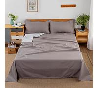 Waterproof Bed Sheet Flat Sheets Lightweight,70*90 Inches Queen Size Mattress Furniture Protector Cover for Bed Couch, Pet Hair Resistant Cover Ideal for Dogs Cats Hotels and Hospitals (Gray)