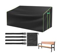 Waterproof Bench Cover - All Weather Dust Protection | 2 Seater Heavy Garden Love Cover | For Snow Sole Maintenance Porch Lawn Patio
