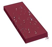 Waterproof Bench Cush for Indoor/Outdoor - Non-Slip Seat Pad 120cm/130cm/110cm/80cm x 40cm/35cm/50cm - Perfect for Bay Garden Patios Long Chairs Swings & Porches with er (A11 1...