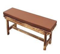 Waterproof Bench Cushion 5cm Thick Long Settle Pad for 2/3 Seater Wooden Benches Indoor/Outdoor Furniture Seat Mat for Patio & Garden 130x30x5cm