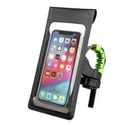 Waterproof Bicycle Front Frame Bag, EVA Hard Shell Phone Holder with Touch Screen for 6.0 Inch Mobile, 3-Strap Mount for Mountain Road Bikes