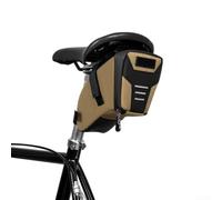 Waterproof Bicycle Saddle Tail Bag, 500D Mesh Nylon, Designed for Mountain and Road Bikes, Lightweight and Stable with Low Drag Fit (Brown)