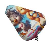 Waterproof Bicycle Seat Covers Cute Ducks on The Beach Bike Seat Cover | Universal Bicycle Saddle Cover with Drawstring, Rain Dust & Sun Protection Bike Seat Cushion Cover for Road, Mountain Bikes