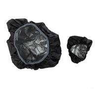 Waterproof Bike Basket Liner Plus Rain Cover Set for Most Front Plus Rear Baskets 45 X 35 X 25 Cm Oxford Cloth with Elastic Collar Includes Saddle Cover
