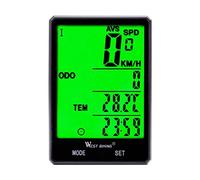 Waterproof Bike Computer LCD Speedometer Stopwatch Odometer A Style Wired