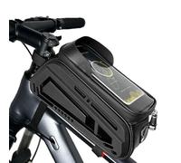 Waterproof Bike Frame Phone Bag for Cube Cross Race 2017-2026 Bicycle Top Tube Front Bag Hard Shell with TPU Touch Screen Cycling Saddle Storage Pouch