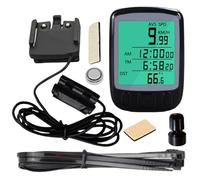 Waterproof Bike Odometer, Wired Speedometer LCD Display, Compact Size Mileage Tracker with Clear Readout, Durable Cycling Accessory, Multifunction Bike Gadget, Outdoor Gear for Bikes Scooters