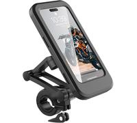 Waterproof Bike Phone Mount Holder, 360° Rotatable Universal Touch-Screen Phone Bag for 4.7-6.8'' Smartphones - Fits Bicycles, Motorcycles & Scooters