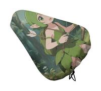 Waterproof Bike Seat Cover Universal Fit - Elf Forest Exploration Bicycle Seat Protector with Elastic Drawstring, Non-Slip Design Bike Seats Rain Cushion for Men/Women, Indoor/Outdoor Cycling