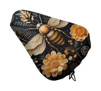 Waterproof Bike Seat Cover Universal Fit - Golden Bee Bicycle Seat Protector with Elastic Drawstring, Non-Slip Design Bike Seats Rain Cushion for Men/Women, Indoor/Outdoor Cycling