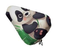Waterproof Bike Seat Cover Universal Fit - Panda Star Bicycle Seat Protector with Elastic Drawstring, Non-Slip Design Bike Seats Rain Cushion for Men/Women, Indoor/Outdoor Cycling