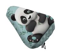 Waterproof Bike Seat Cover Universal Fit - Panda Star Bicycle Seat Protector with Elastic Drawstring, Non-Slip Design Bike Seats Rain Cushion for Men/Women, Indoor/Outdoor Cycling