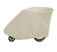 Waterproof Bike Trailer Cover 210D Oxford Cloth Protection For Children's Pet Trailers 55" L X 39" H X 33" W Black Beige Grey Coffee(black),Beige