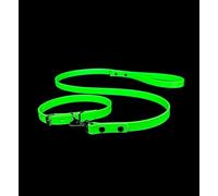 Waterproof Biothane Dog Lead & Collar Set | Metal Buckle | Black Rivets | Ultra Durable…