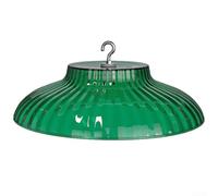 Waterproof Bird Feeder Cover 25x7cm Rain Shield(Green)