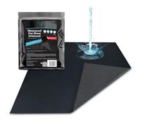 Waterproof Black Flat Sheet (150 x 150 cm), Non-Slip Mattress Cover with Reinforced Grip, Protective Cover, Safe with Oil, Water, and Silicone-Based Massage Products