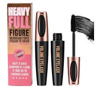 Waterproof Black Mascara for Volume, Length & False Lash Effect，Volumizing, Curling- No Smudging, Long-Lasting 4D Fibre Mascara