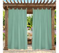 Waterproof Blackout Thermal Drapes for Outdoor Gazebo & Patio, Windproof Privacy Panels, Weatherproof Fabric, 120" W x 84" L - Perfect Garden Protection