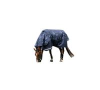 LeMieux Arika Star 100g Detach-A-Neck Turnout Rug Navy - Outdoor Horse Blanket - Navy - Size: 5ft 9inch