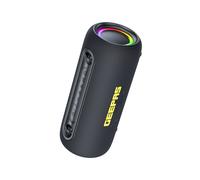 Waterproof Bluetooth Speaker 10M Range 7H Playtime Geepas Black One Size