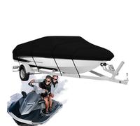 Waterproof Boat Cover, Boat Cover - 190t Oxford Fabric Treasure Height for Winter - Weatherproof Ship Accessories for Dinghy Protector for Outdoor, Fishing