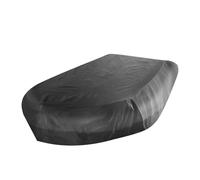 Waterproof Boat Cover for Inflatable Dinghy UV Protection Dust Cover Tarpaulin for Storage Heavy-Duty Boat Accessories (470x210x46cm - Black)