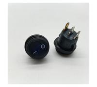 Waterproof boat shaped switch, circular waterproof rocker switch KCD1-105N3, with lamp, copper piece, silver point self-locking IDGTTLDF(3,12V)