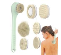 Waterproof Body Cleaning Brush - Electric Scrubber for Shower and Bath | Extended Range Back Cleaner with Massage nodes | Notless Rechargeable Design, Ideal for, dr